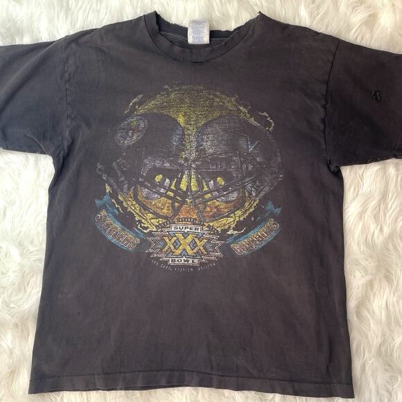 VTG 90s NFL Pro Player Super Bowl XXX T-Shirt L Grunge Collectible Made In USA - Picture 4 of 8